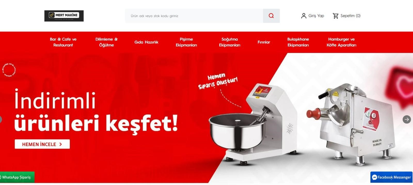 Profesyonel Mutfaklarda Mert Makine İmzası