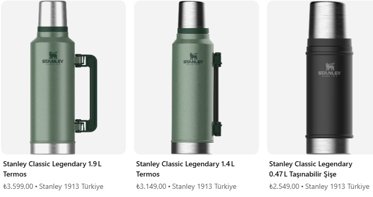 Kamp kullanımı için Stanley termos önerileri
