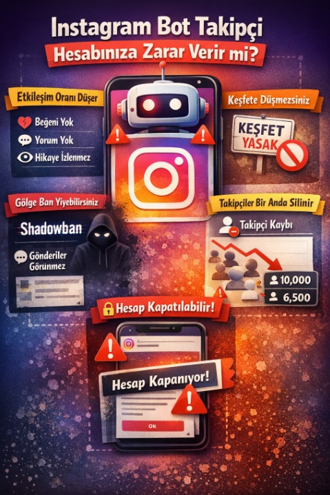 instagram bot takipçi