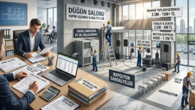 Anahtar teslim düğün salonu maliyeti