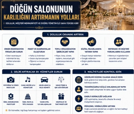düğün salonunun karlılığını artırmanın yolları 1