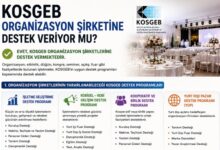 kosgeb organizasyon şirketine destek veriyor mu 1