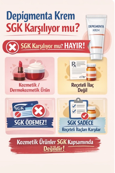 Depigmenta Krem SGK karşılıyor mu