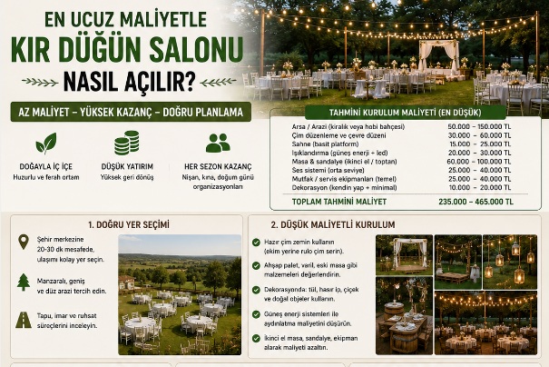 en ucuz maliyetle kır düğünü nasıl açılır 1